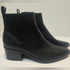 A New Day Black Chelsea Ankle Boots NEW